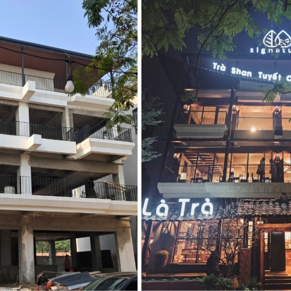 Hoàn thiện Là Trà coffee