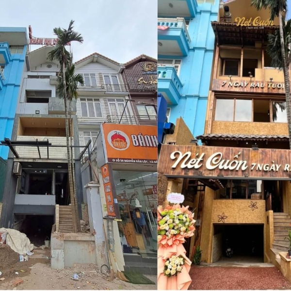 Cải tạo nhà hàng Nét Cuốn Nguyễn Văn Lộc