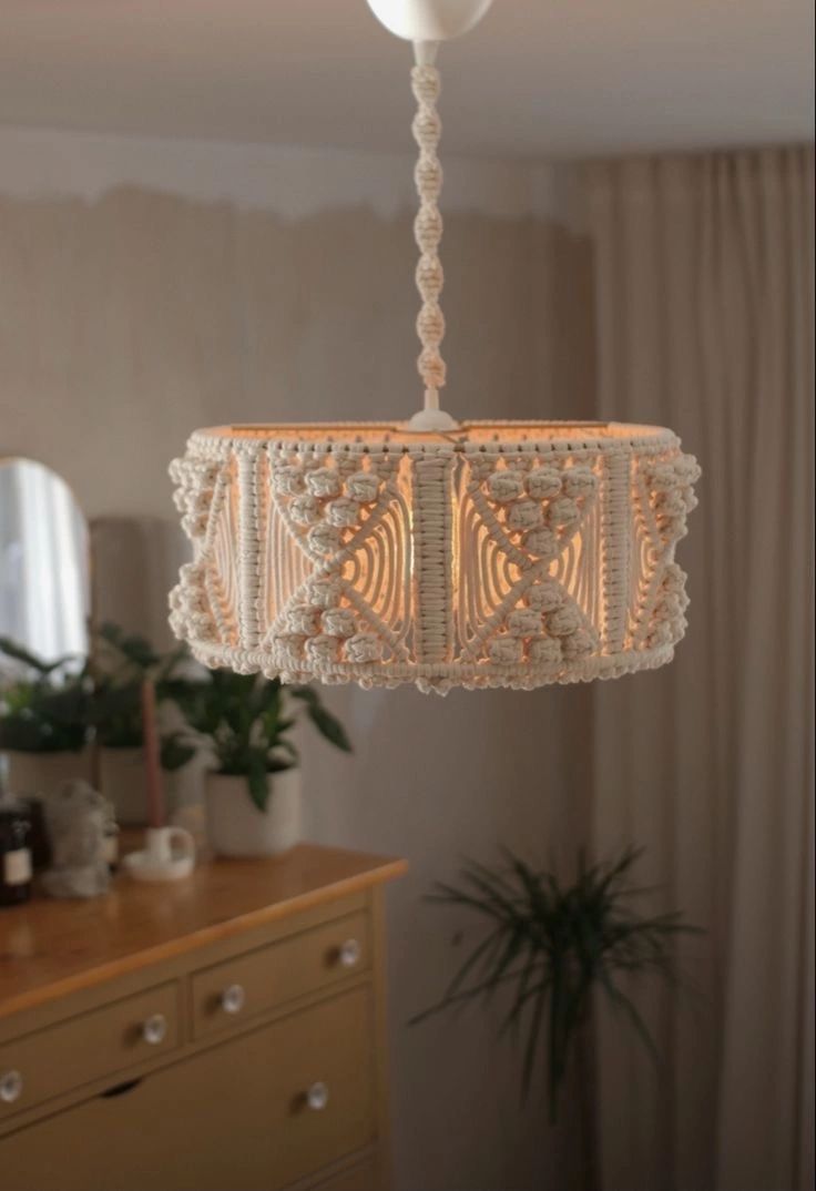 Chao đèn macrame - Ảnh 9