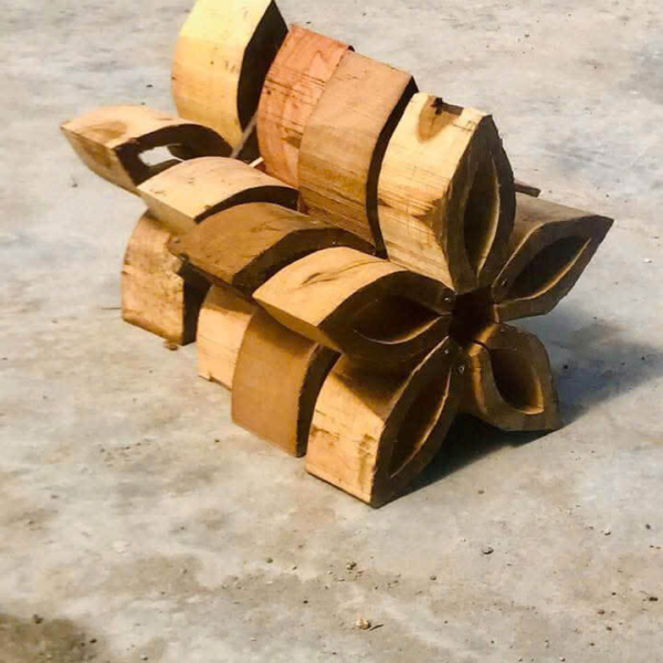 Hoa gỗ gắn tường