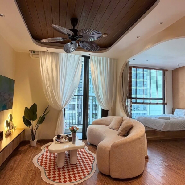 Thiết kế và thi công nội thất homestay tại Vinhomes smart city