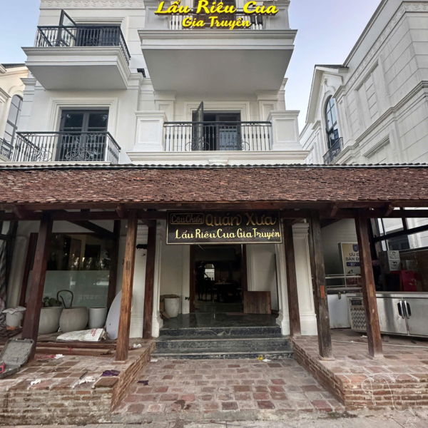 Hệ mái cho nhà hàng Việt