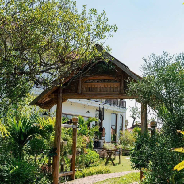 Cổng decor phong cách bắc bộ